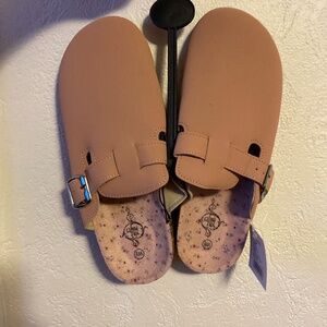 NWT Rose pink sole mates slip on slide clogs size 9 fit like 8.5